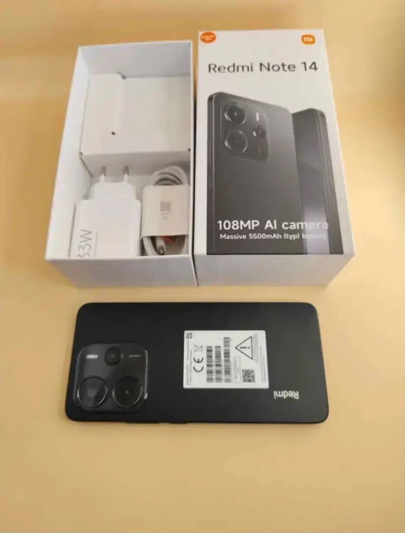 REDMI NOTE 14 8/128 FULLSET MULUS SECOND MURAH GARANSI COD / ANTAR