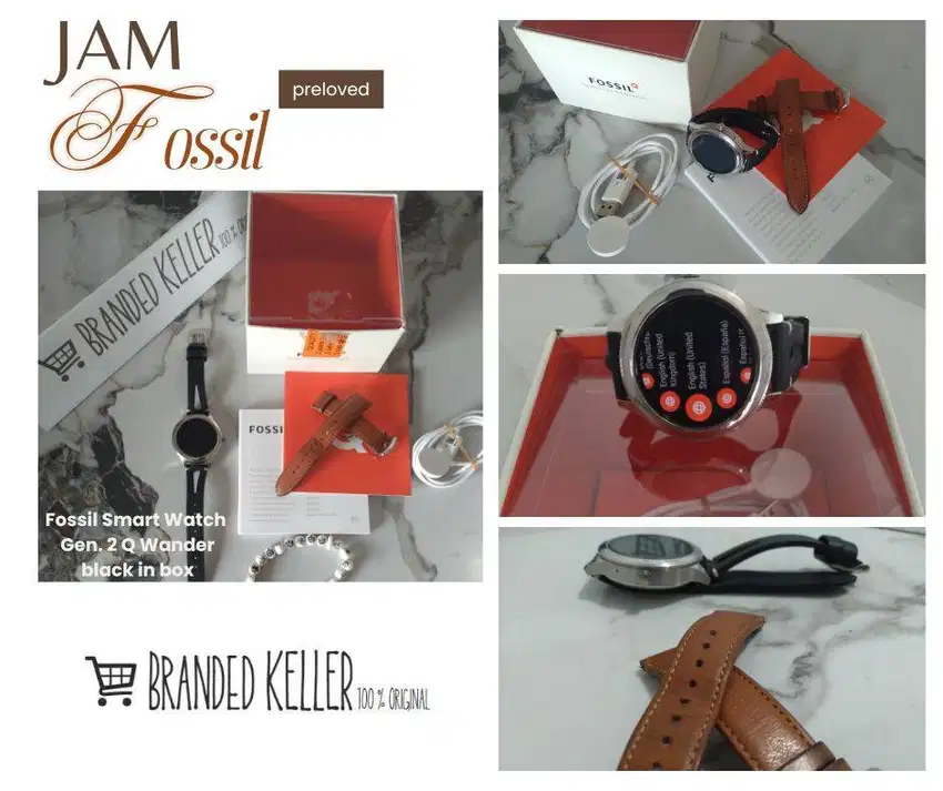 Jam Fossil Smart Watch Gen.2 Q Wander