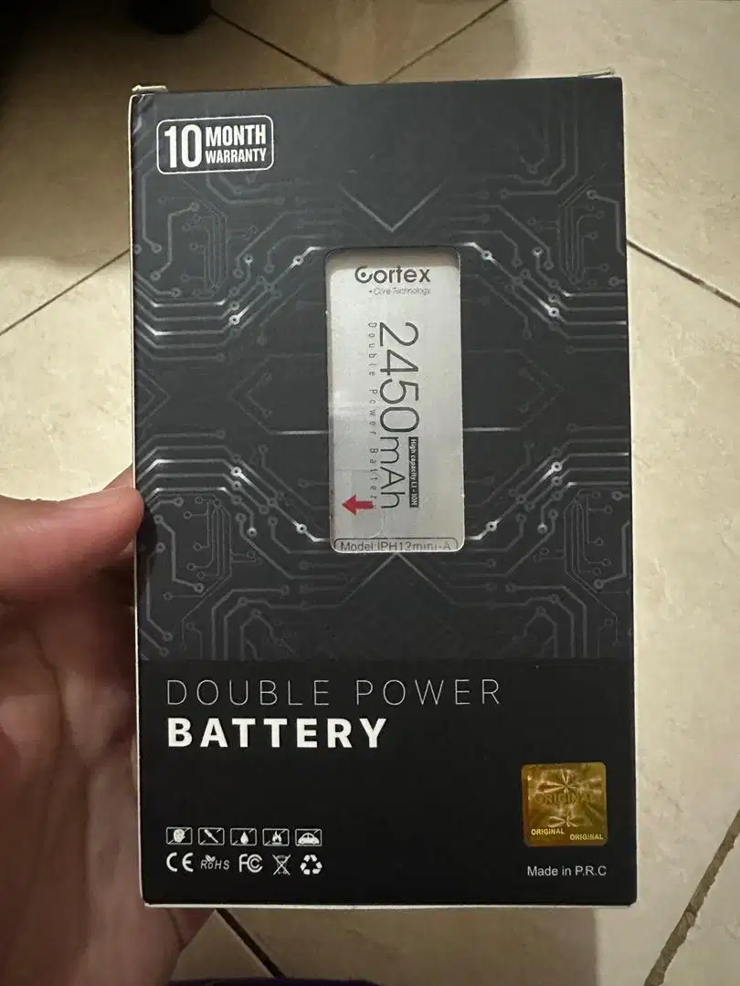 Baterai iPhone 12 Mini Double Power Cortex
