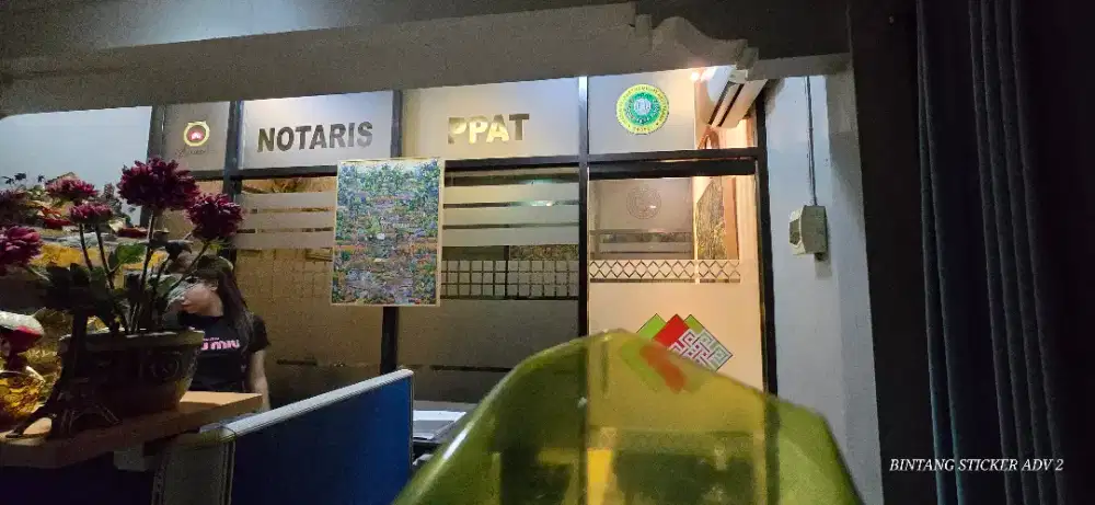 Paduan stiker sunblast & cutting ada riben film cermin Black