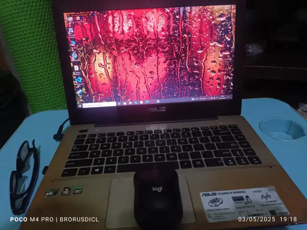 Dijual Laptop Asus AMd 10