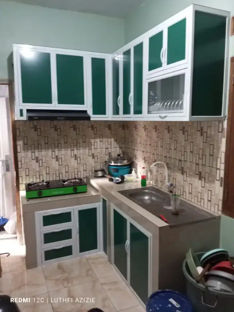 Kitchenset almunium acp ,anti rayap tahan air / pml