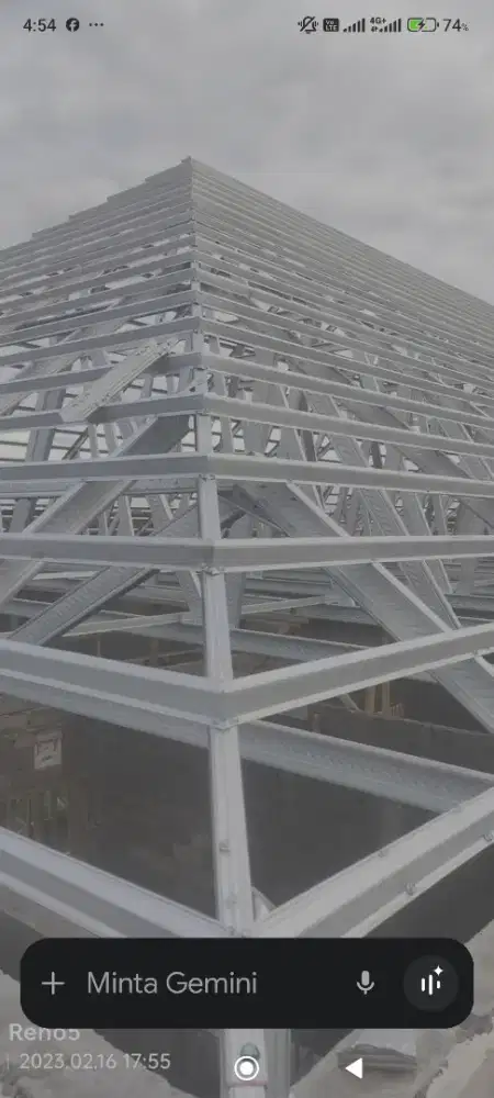 Rangka atap Baja ringan