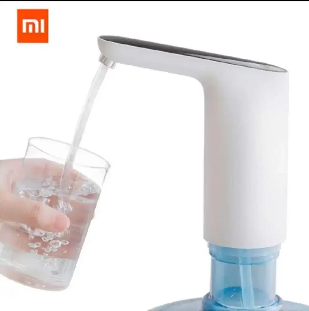 Xiaomi Mijia 3 life pompa air galon Rechargeable Usb touch Putih