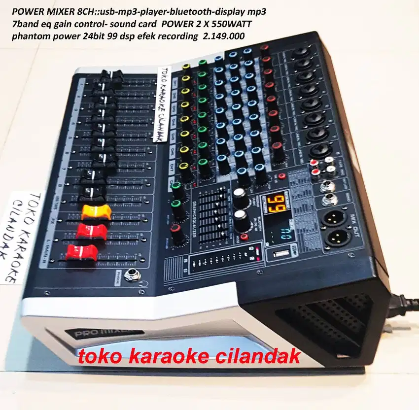 power mixer 8chanel