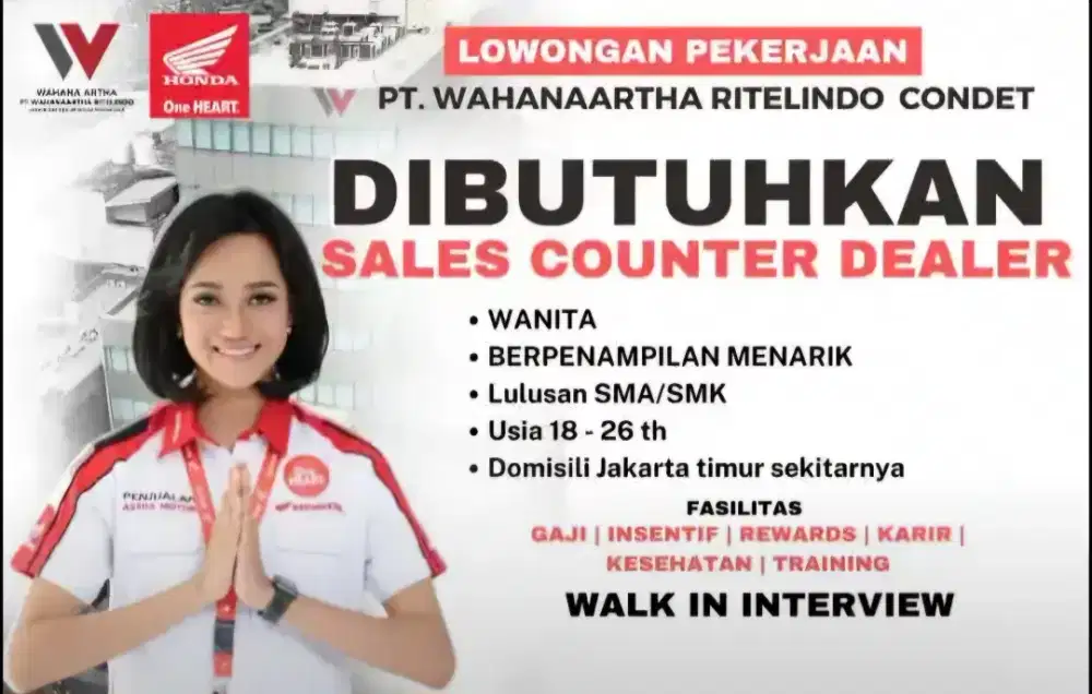 DIBUTUHKAN SEGERA !