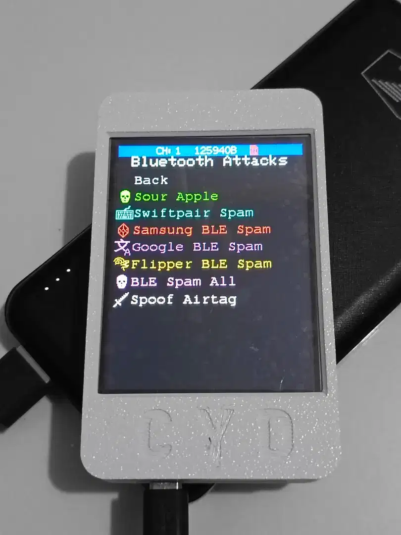 Marauder hack wifi dan bluetooth