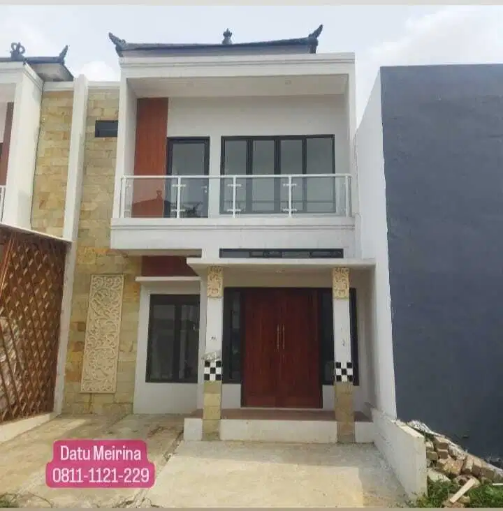 Rumah 2 LT Depok Pinggir Jalan Raya 10 Menit Tol Cimanggis Free Biaya