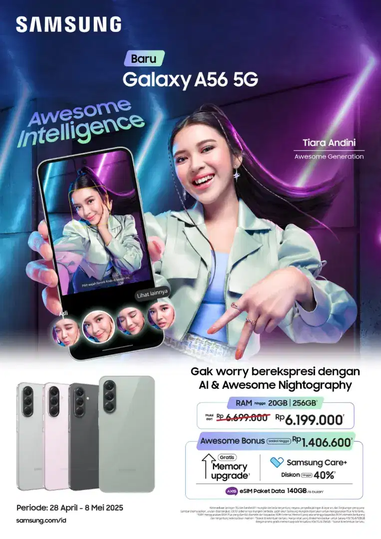 Free Upgrade Memory Samsung A56