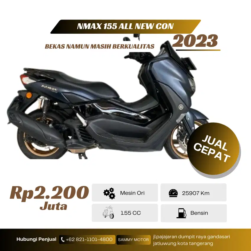 YAMAHA NMAX 155 ALL NEW CON DP 2.200