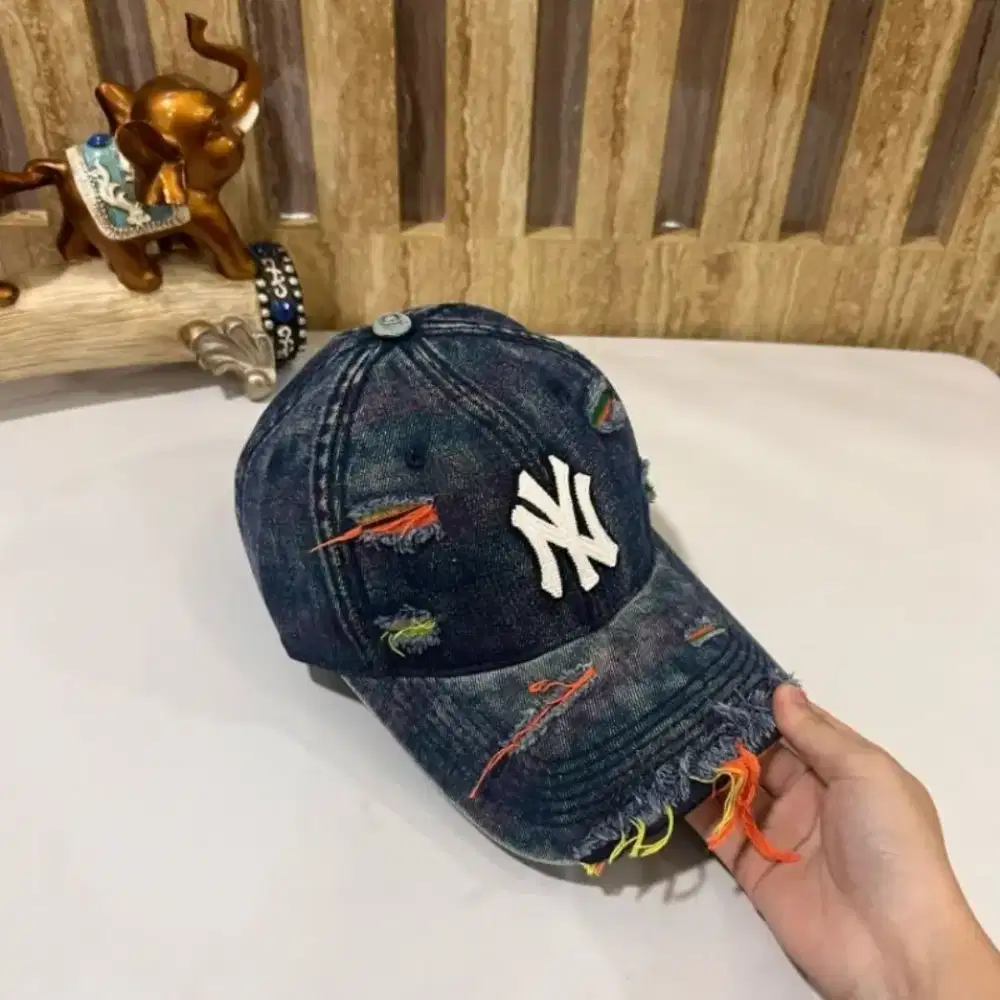 TOPI NY DENIM UNISEX BRANDED IMPORT