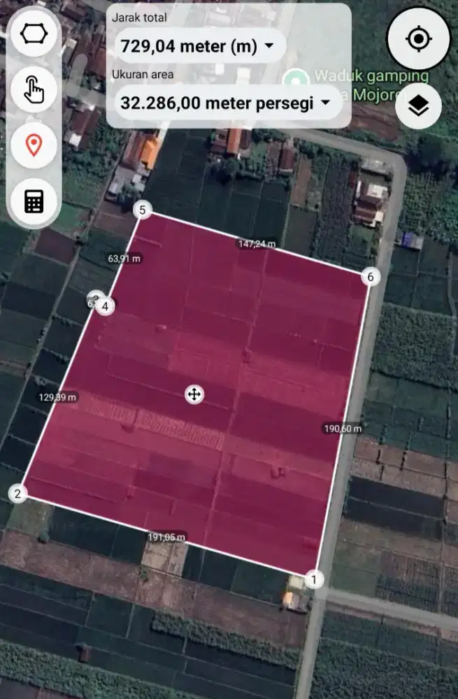 Tanah Zona Merah Industri Jetis Mojokerto