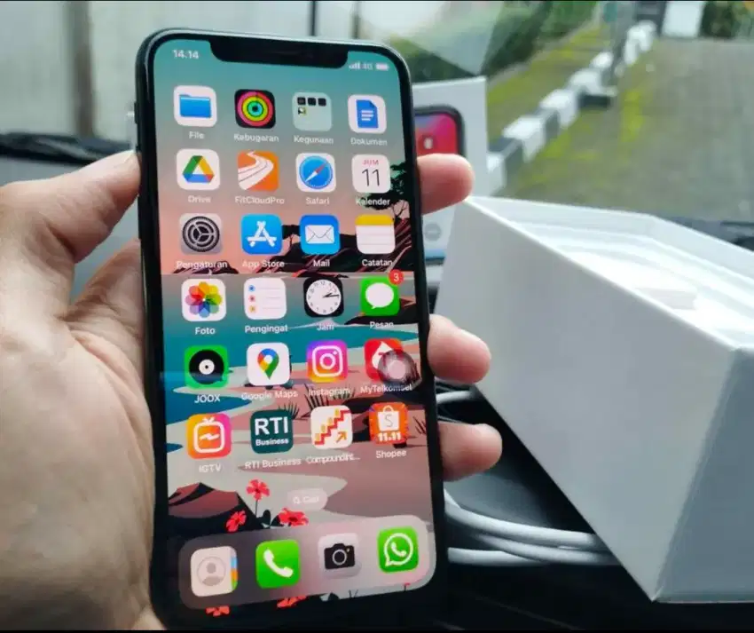 iPhone X 64GB Black wifi Only Lengkap