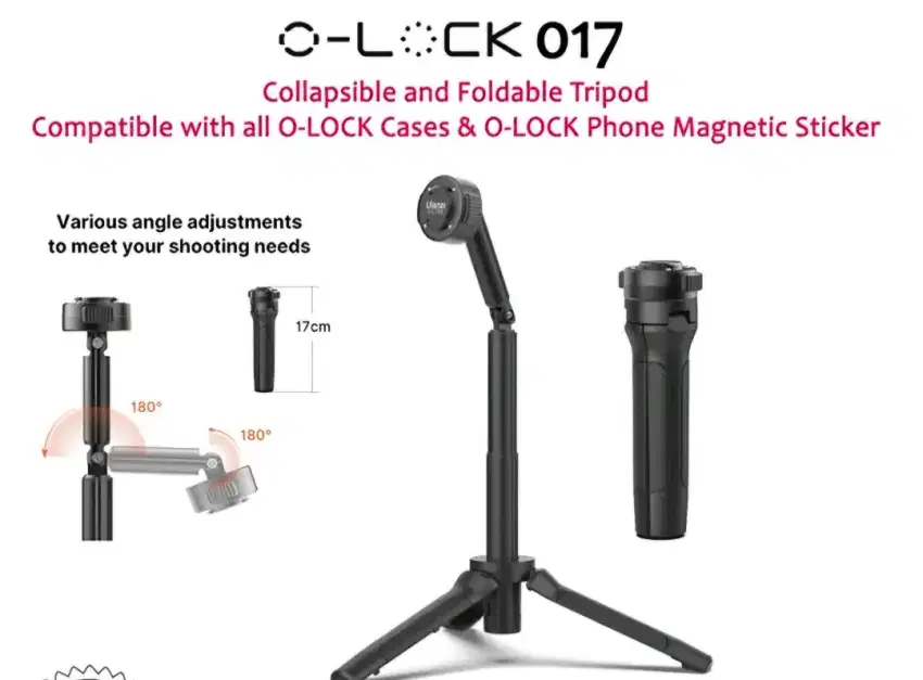 Ulanzi O-LOCK 017 Collapsible & Foldable Tripod for Vlog Photo Video