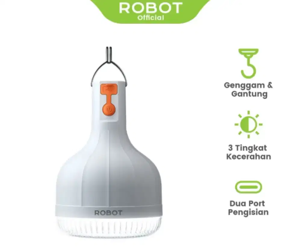 Robot Emergency Lamp Rechargeable 2400 mAh