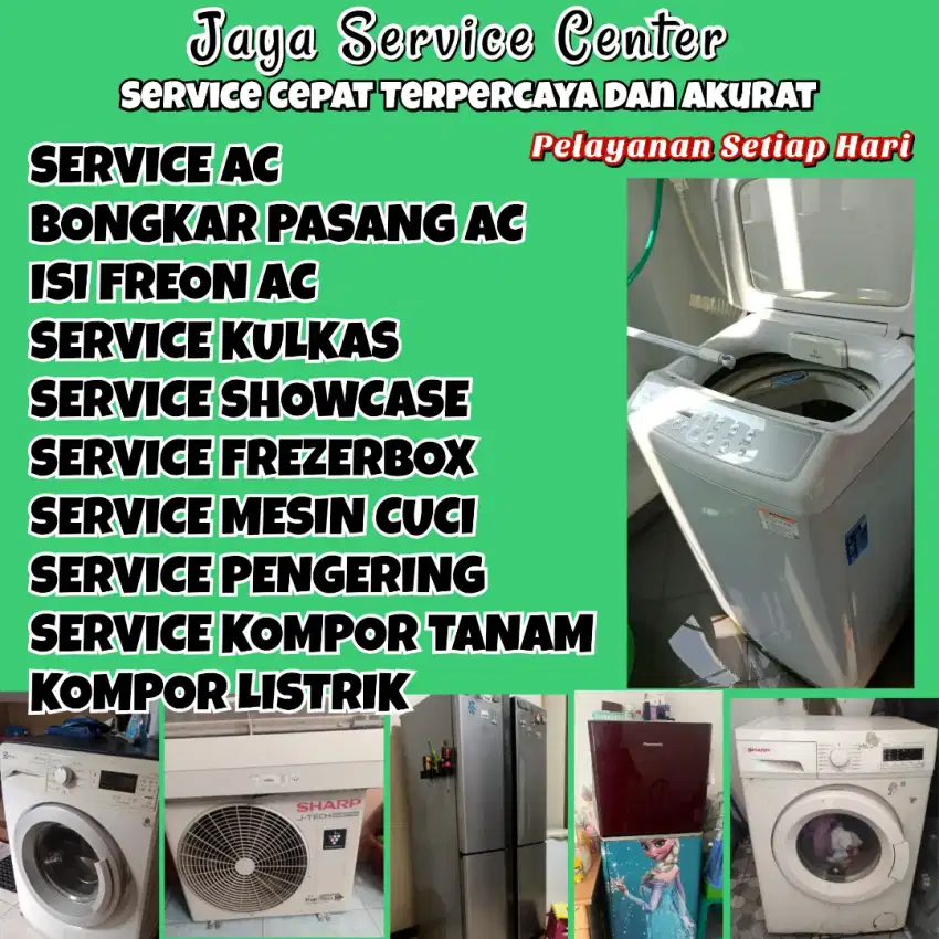 Service Bongkar Pasang AC Servis Kulkas Frezer Mesin Cuci Sambikerep