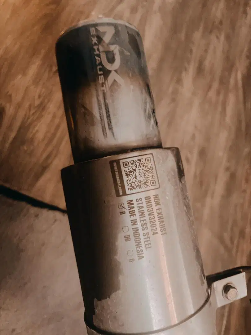knalpot exhaust NDK Dk 03 likenew mulus