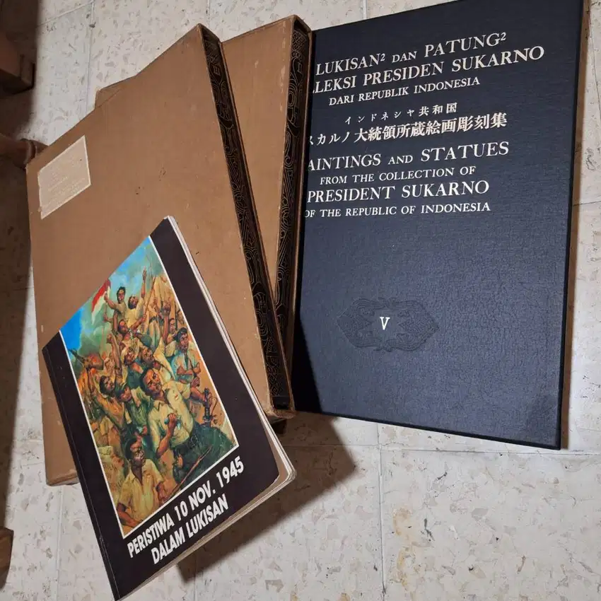 Buku koleksi presiden Sukarno II,III,V+bonus