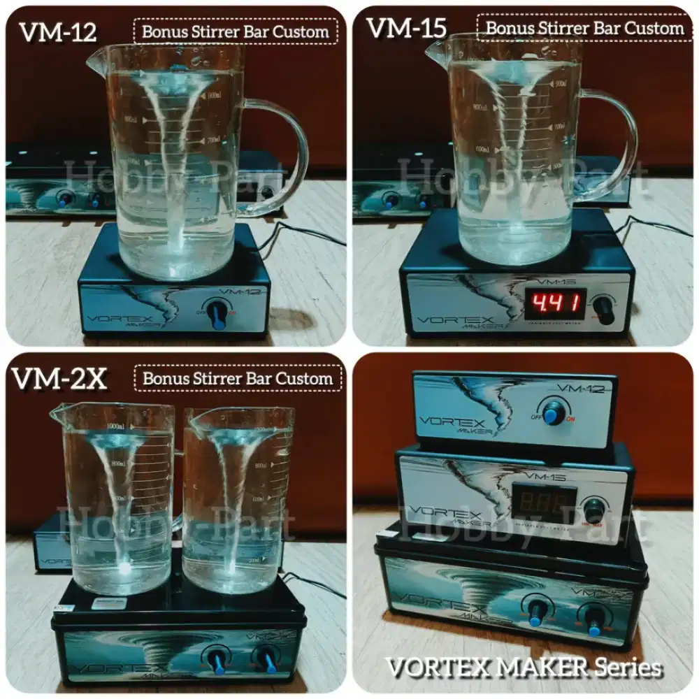 Magnetic stirrer vortex maker