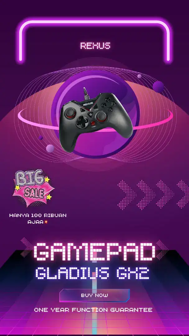 Gamepad rexus GX2