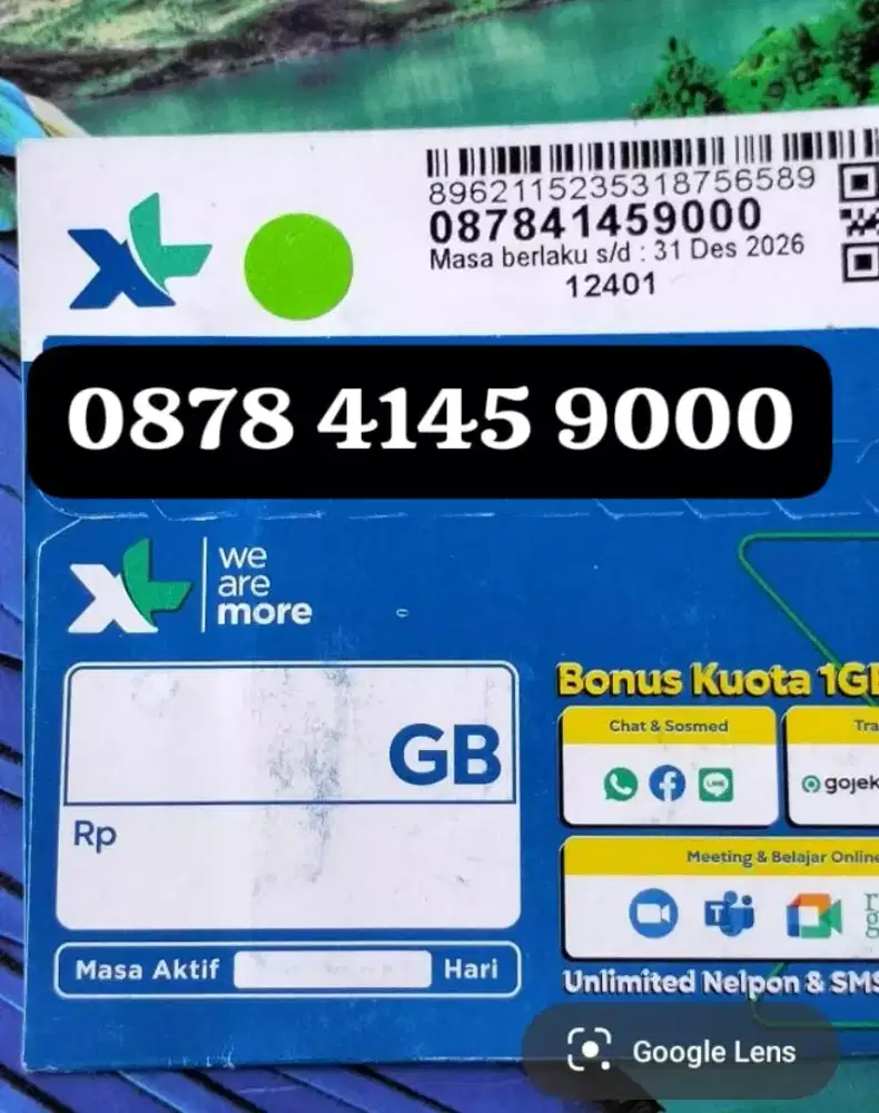 NOMOR CANTIK XL RAPI TRIPLEE ISI 3 GB