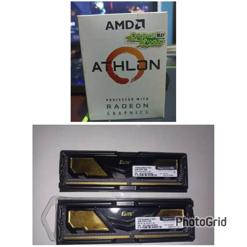 AMD Athlon 3000G & Ram DDR4 Pc2666