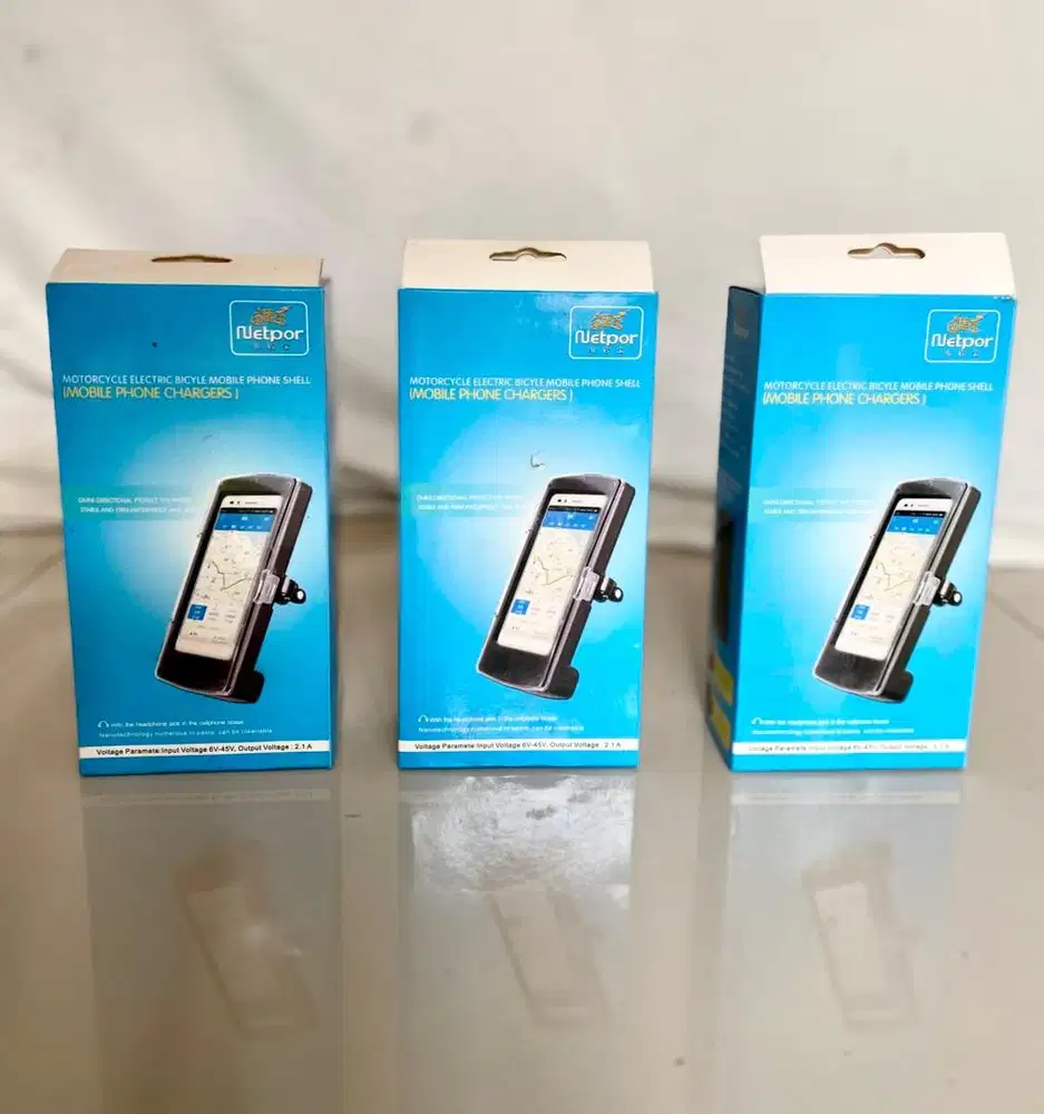 Handphone Charger & Holder untuk di mobil & motor