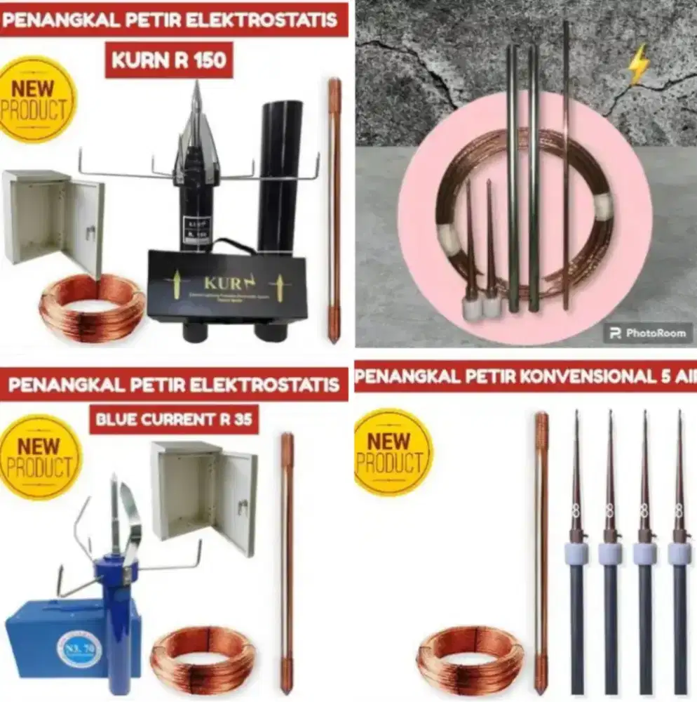 Pasang penngkal petir yogjakarta hubungi kami