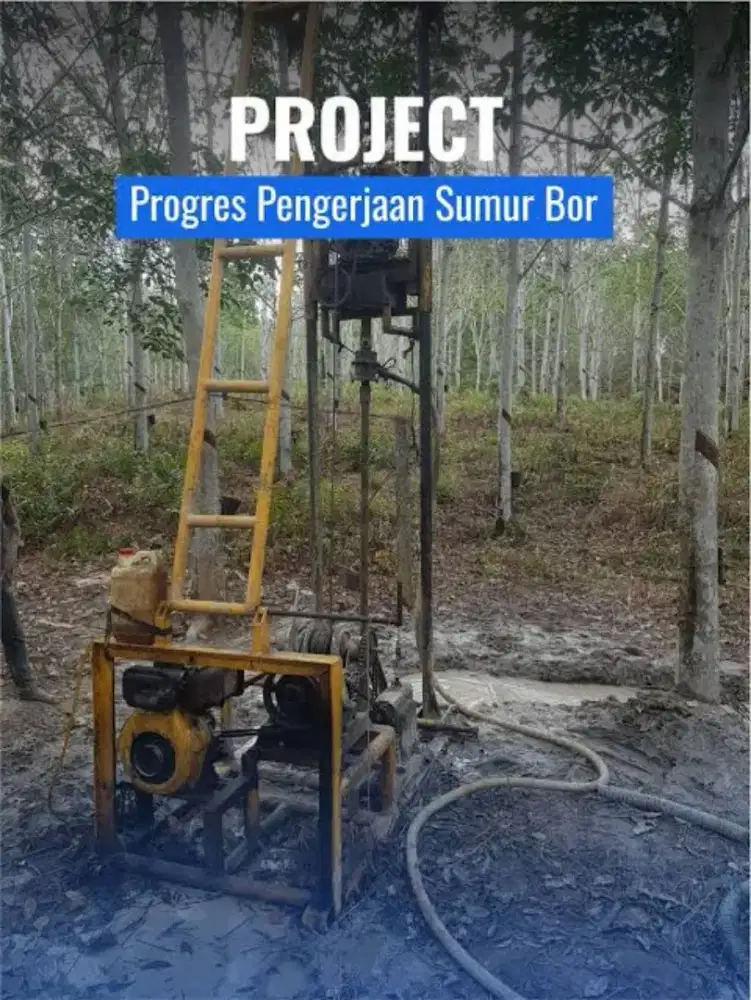 Jasa sumur bor & service mesin pompa