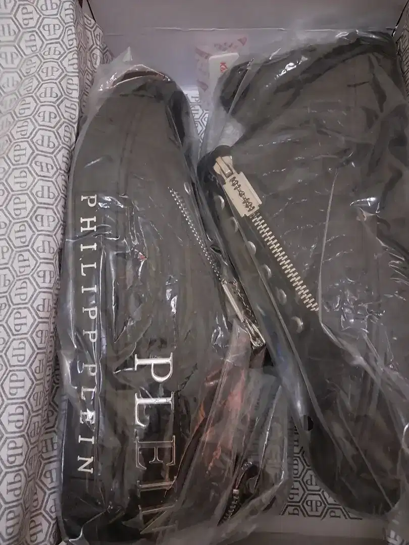 Sepatu Philipp Plein dan hoodie zipper philipp plein