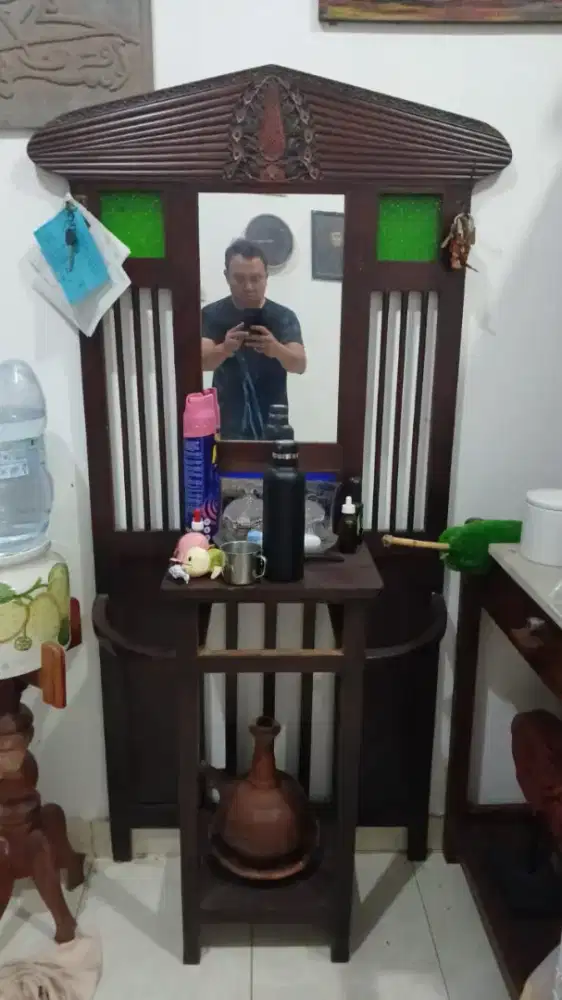 Jual kapstok antik tua lawas jati