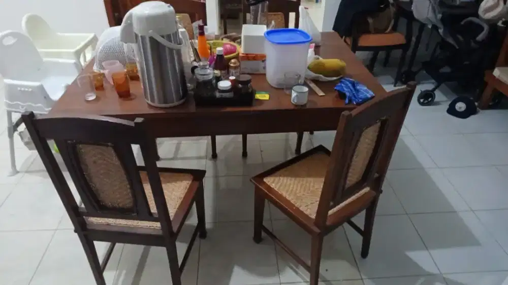 Jual meja makan antin lawas jati tua