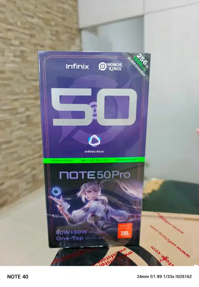 Infinix Note 50pro 8/256gb Garansi resmi