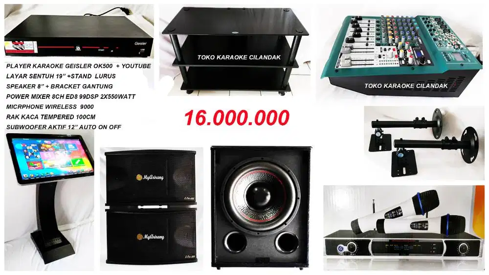paket karaoke rumah dll