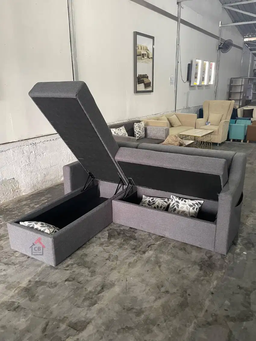 sofa L storage , sofa minimaliss