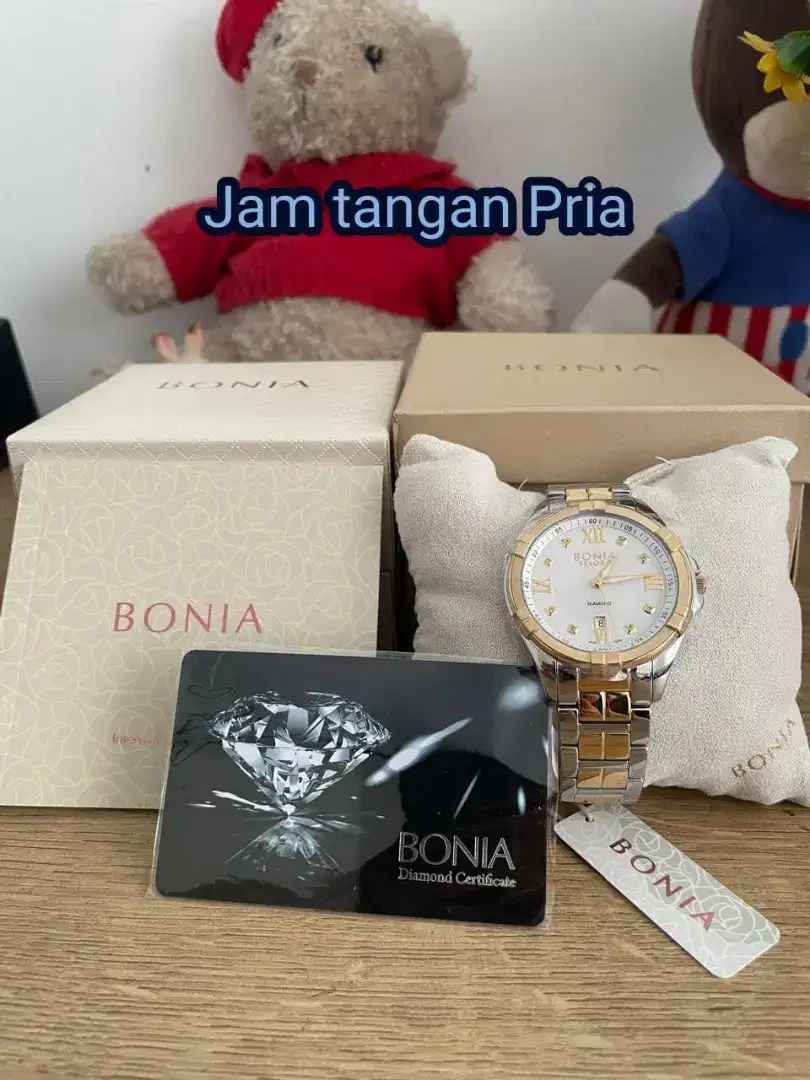 JAM TANGAN PRIA MERK BONIA (ORIGINAL)