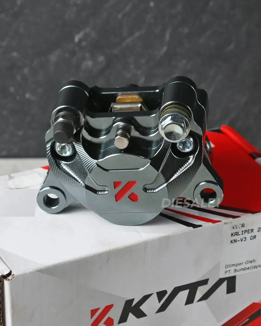 Kaliper KTC 2 Piston Silver  (KN V3 - GR)