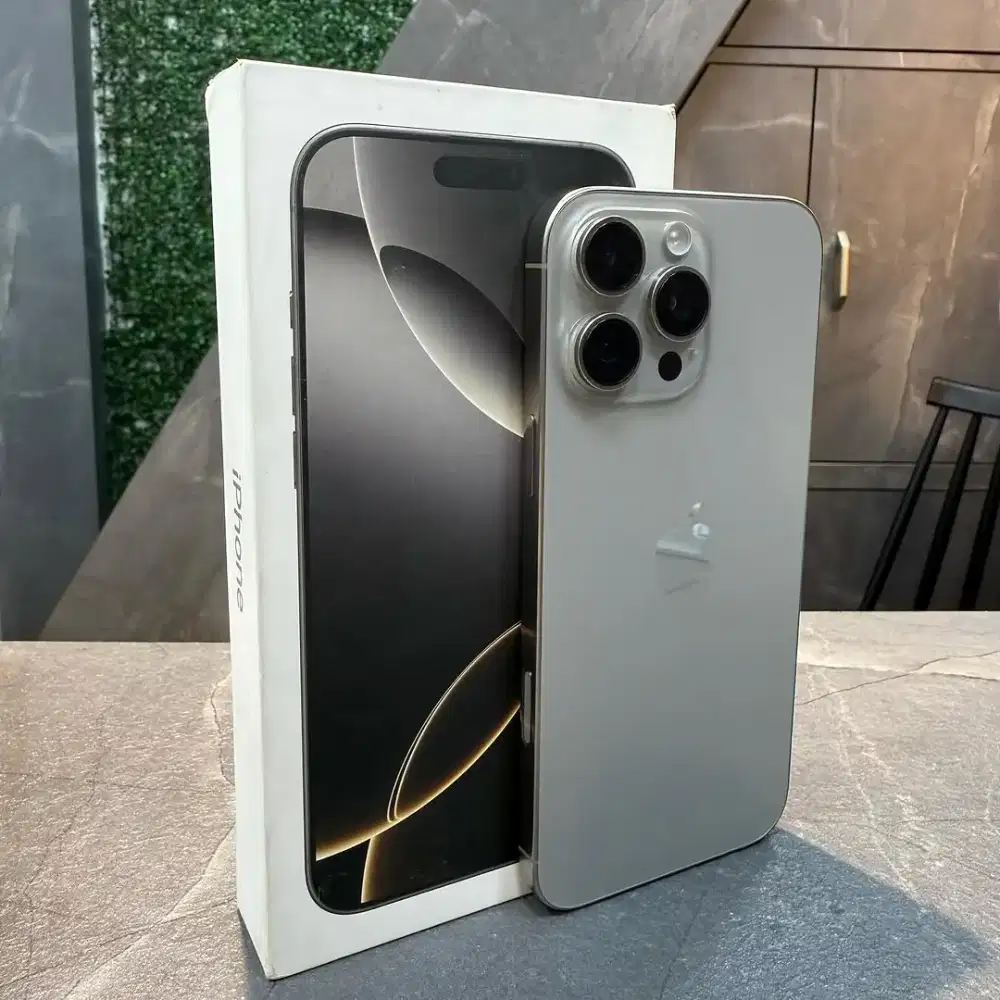 (New) Iphone 16 Pro Max 256GB Garansi Resmi Ibox