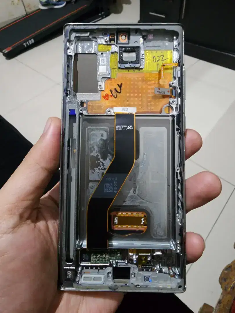Lcd Samsung note 10 plus asli copotan ori SEIN ada minus