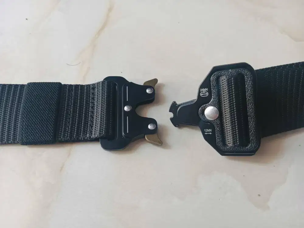 Sabuk Cowok Keren Tactical Nylon Canvas Ikat Pinggang Pria Quickly Unl