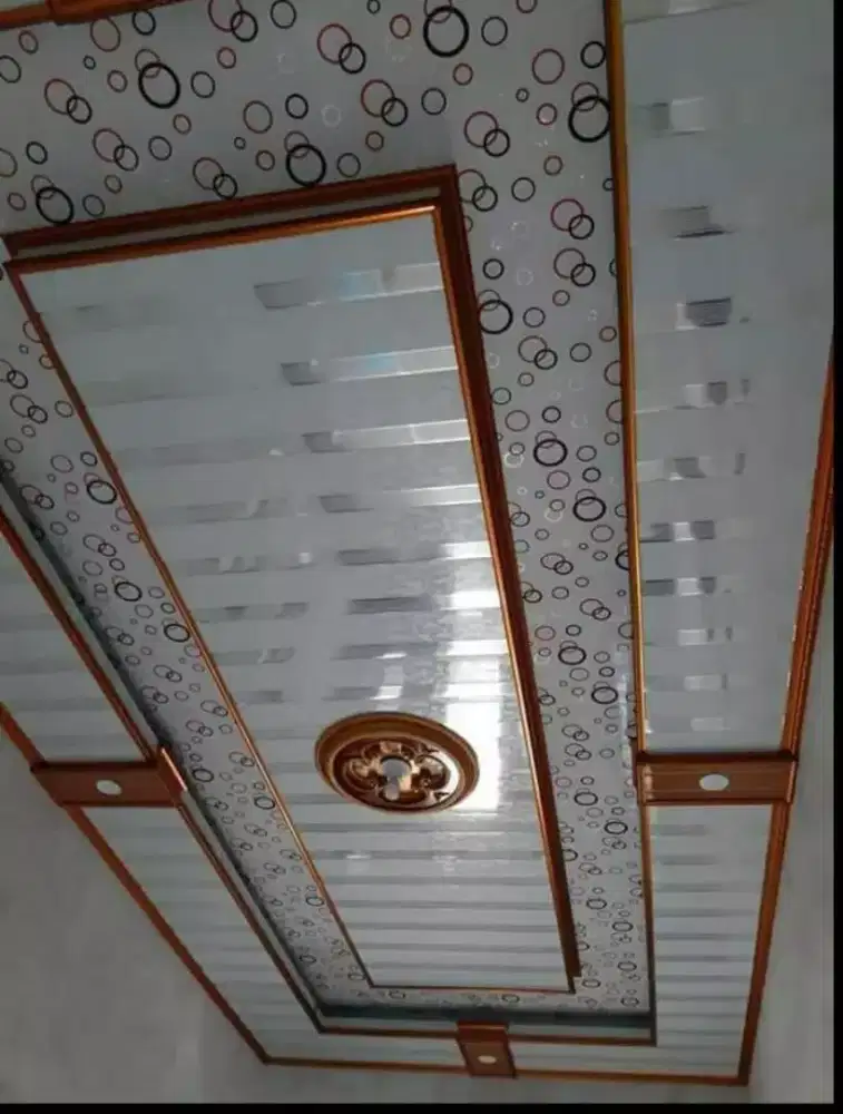 Plafon PVC terpasang