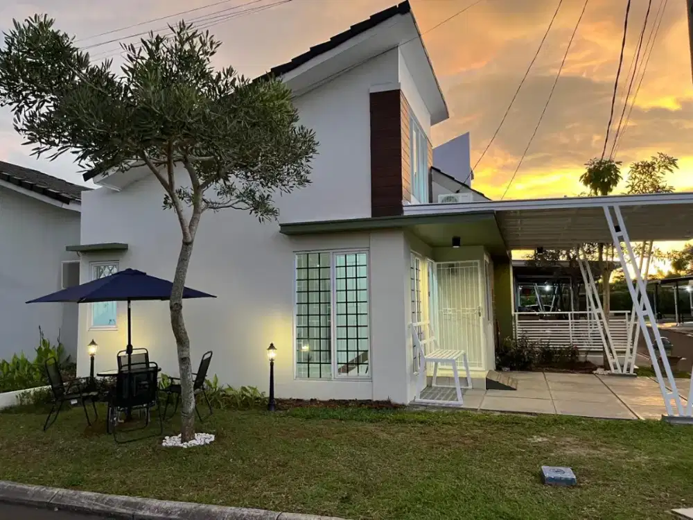 Disewakan Rumah Hook Full Furnished di Perumahan Kana Park, Legok Tgr