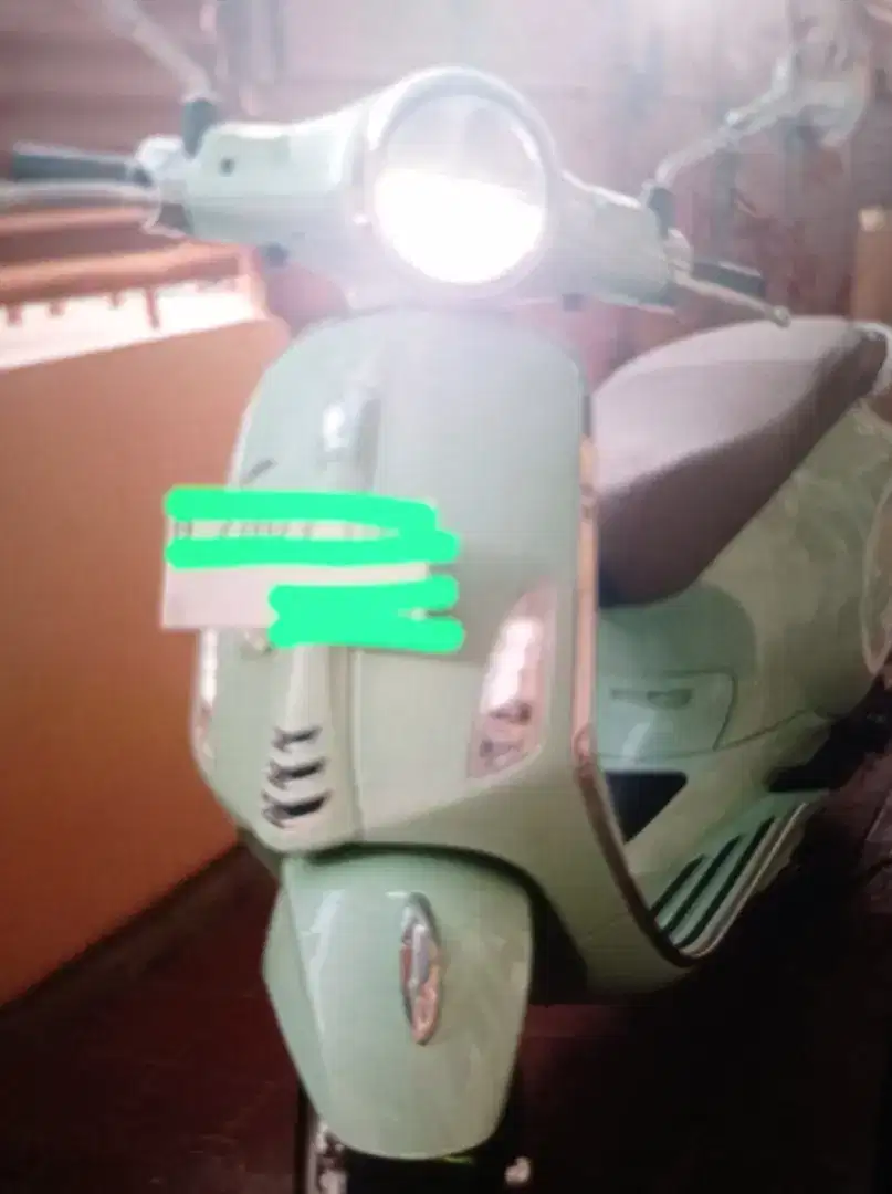 Vespa primavera, wrn ijo telor asin2023, bodi mulus 98%