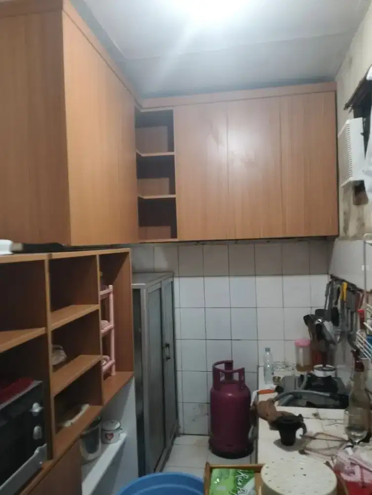 Kitchen set , Backdrop tv , Partisi , lemari , pagar , kanopi
