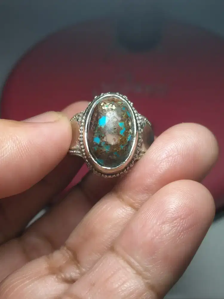 Cincin Batu Pirus Persia (kode 03)