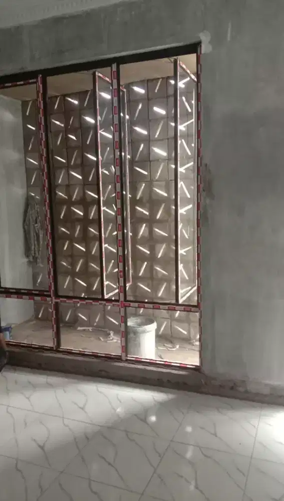 Pintu kaca jendela kaca sekat kaca