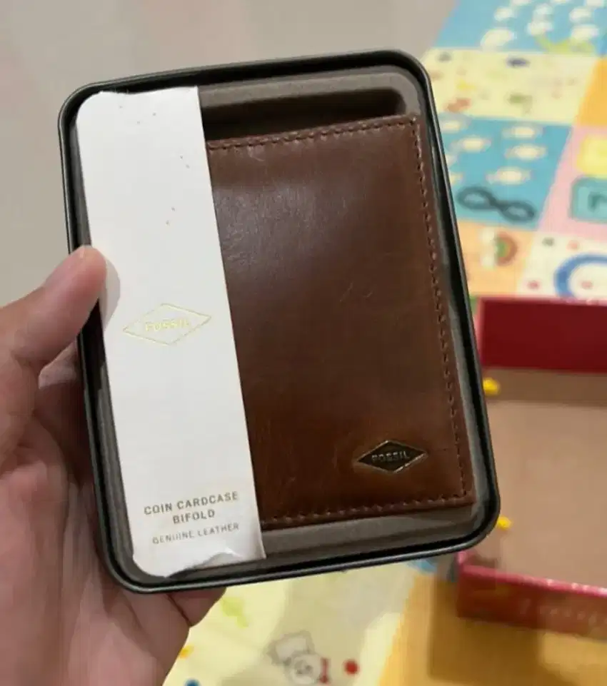 Dompet kartu / card holder wallet merk Fossil original fulset like new