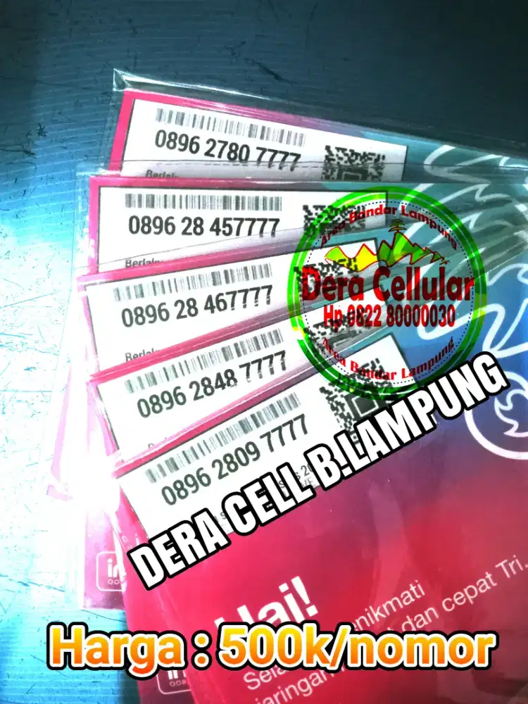 Nomor cantik tri 7777 pilihan terbaik