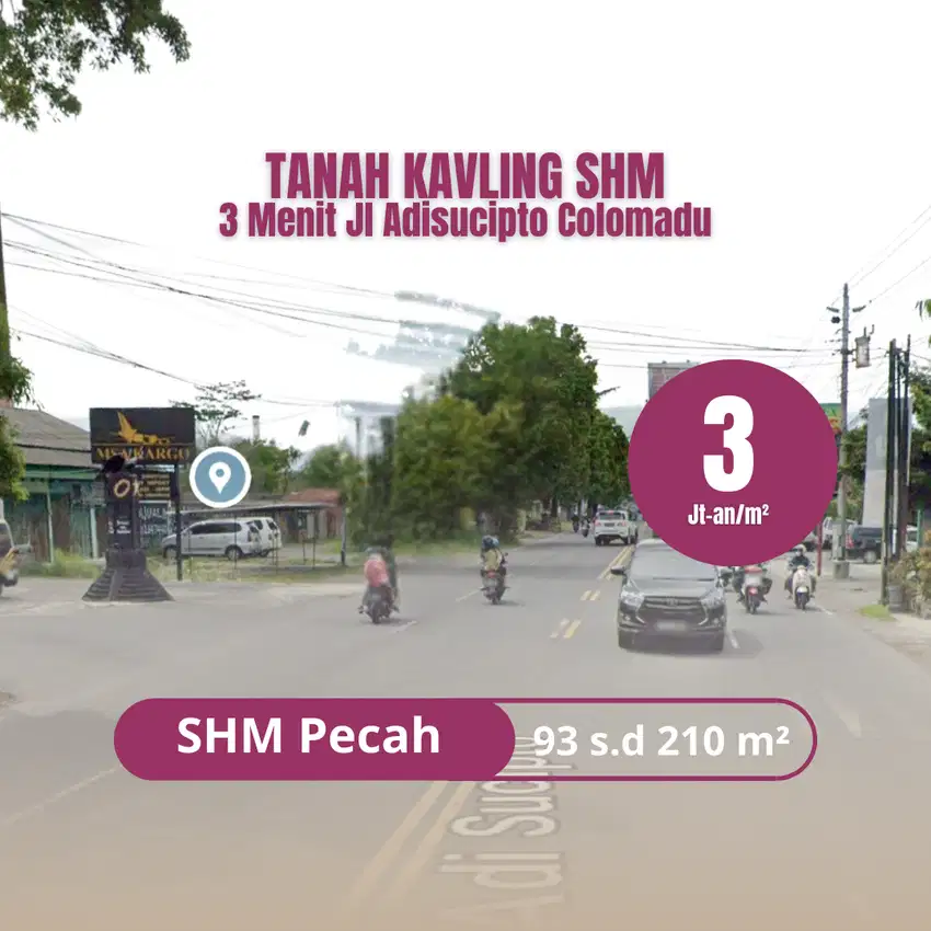 Strategis 3 Menit Jl Adisucipto Colomadu, SHM, 94 m2