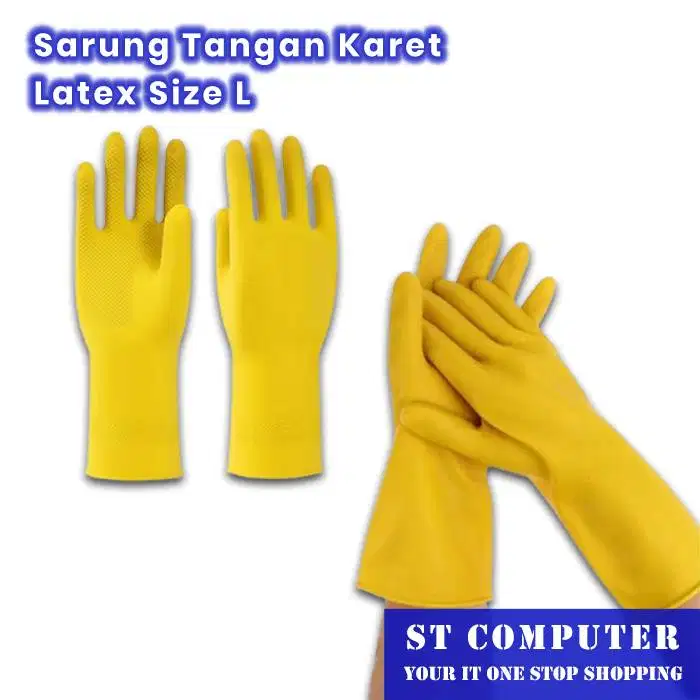 Sarung Tangan Karet Latex Size L